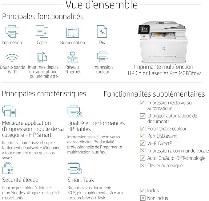 🖨️ HP Color LaserJet Pro M283fdw 2026