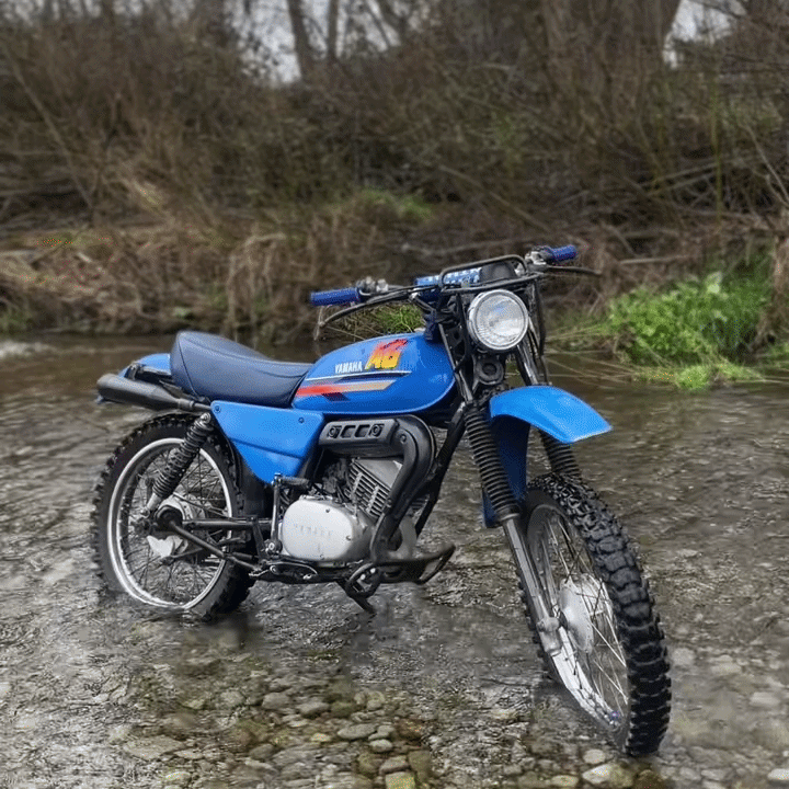 YAMAHA AG100 — LA MOTO DE TRAVAIL PAR EXCELLENCE