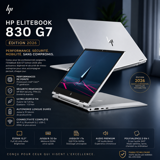 HP ELITEBOOK 830 G7 ÉDITION 2026