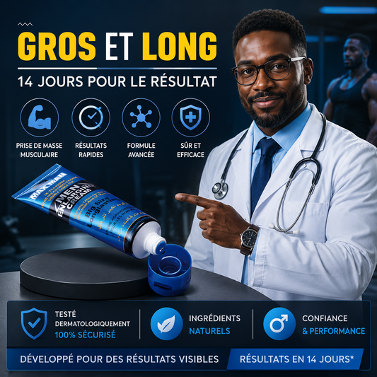 Maxman grossir, élargir et endurance, pommade magique pour hommes forts