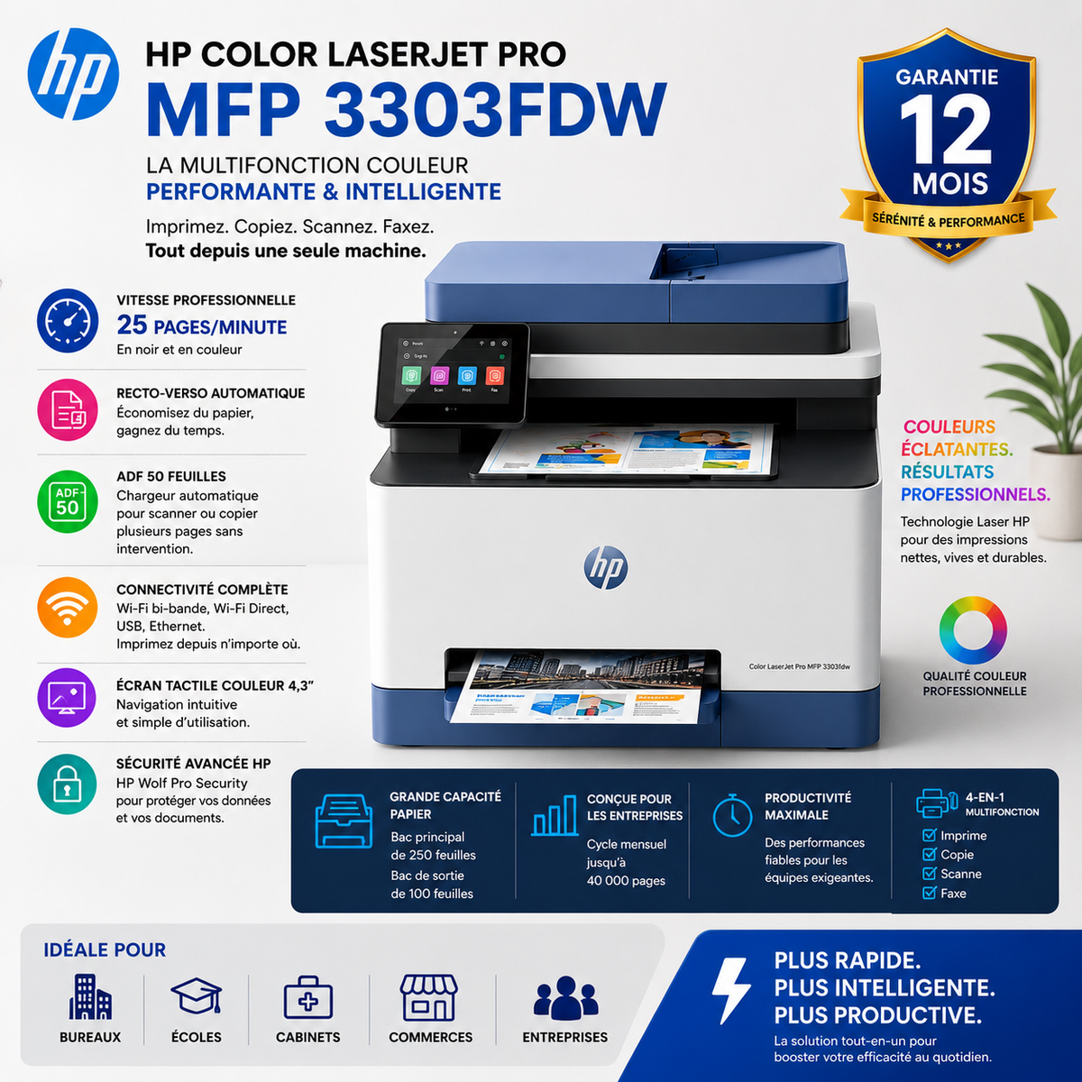 HP Color LaserJet Pro MFP 3303fdw 2026