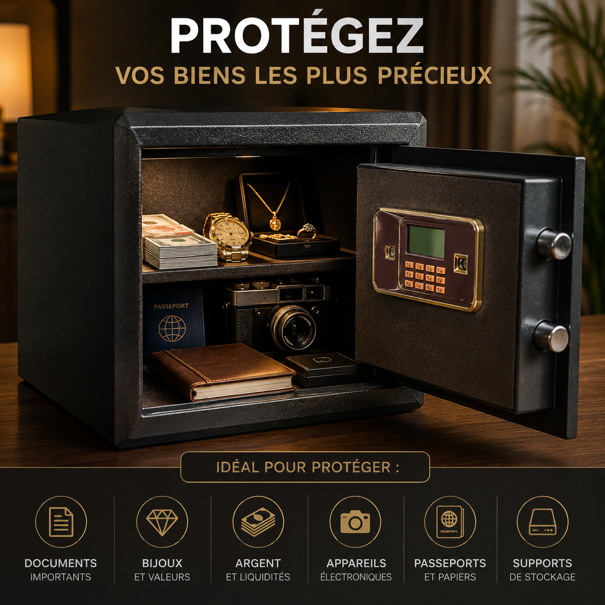 COFFRE-FORT ÉLECTRONIQUE PREMIUM