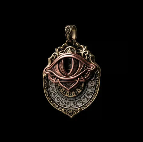 Pendentif Vision de Tarot : Connectez-vous à la Sagesse Cosmique à tout moment (Fiche d’aide incluse)