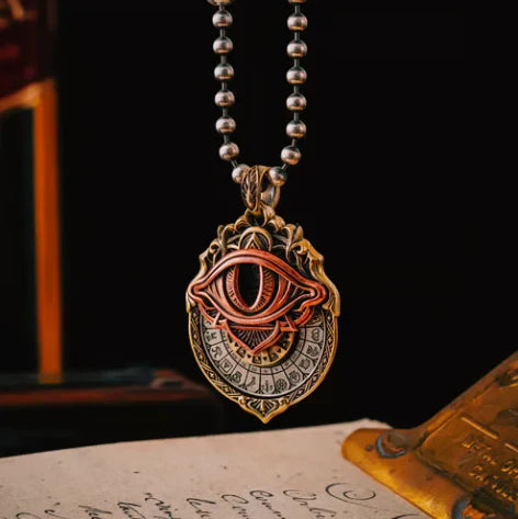 Pendentif Vision de Tarot : Connectez-vous à la Sagesse Cosmique à tout moment (Fiche d’aide incluse)